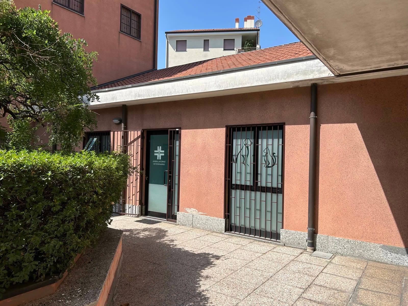 Ingresso dell’ambulatorio veterinario
